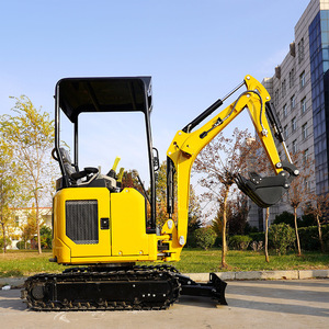 Mini-excavatrice sur chenilles électrique jaune 2200W pour l'entretien des tunnels et les petits projets de construction - Product Image 1