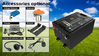 Lithmate batterie de voiturette de golf 36 volts, tension différente, 38.4v, 50ah, 100ah, 105ah, 16s1p, 51.2v, 48v, 105ah, batterie lifepo4 pour voiturette de golf