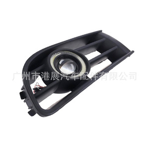 Volkswagen Polo 2001-2005 White Led Angel Eye Fog <b>Light</b> <b>Projector</b> Lens With Grille Kit Lower Mesh Set - Product Image 4