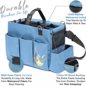 Échantillon gratuit : grand sac de rangement portable pour outils de nettoyage professionnels, sac pour matériel de nettoyage - Product Image 3