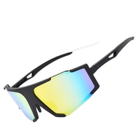 Lunettes de soleil sportives unisexes OEM/ODM avec monture PC polarisée UV400, miroir anti-reflet, pour sports de plein air, cyclisme, course à pied