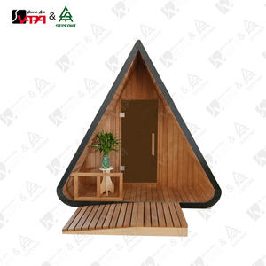 Vapasauna Tu <span class=keywords><strong>oasis</strong></span> de sauna triangular privado, sala de sauna personalizable y de diseño propio - Product Image 2