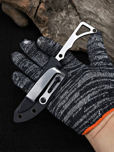 Couteau d'extérieur multifonctionnel avec lame intégrée, haute dureté, pour la survie en milieu sauvage, l'autodéfense, outil portable pour la maison et le camping - Product Image 5