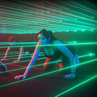 Parque temático de atracciones Dispositivo de entretenimiento Proyección interactiva Simulador de deportes digital Sala de juegos de escape láser