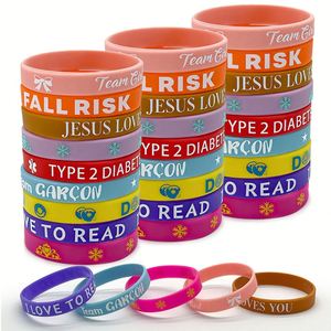 Pulseras de Goma con Logotipo Personalizado, Compre Pulseras de Silicona, Pulsera de Silicona Económica para Regalo Promocional - Product Image 4