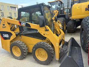 Mạnh mẽ Cat 246d Skid chỉ đạo Bộ nạp với cao-lift thiết kế và kèm theo cabin cho trang trại, xây dựng và ứng dụng công nghiệp - Product Image 3