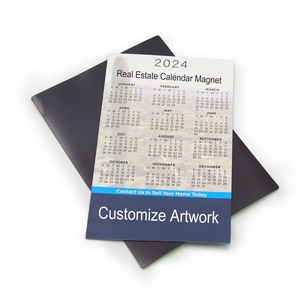 Wholesale Custom Magnetic Whiteboard Dry Erase Paper Fridge Magnet Promotion Advertising Magnetic Calendar Paper Fridge Magnet