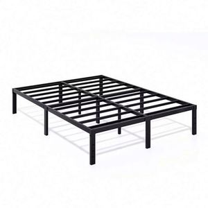 Warehouse Iron Durable Living Room Hotel Metal Platform Adjustable Customizable Modern Bedroom Furniture <b>Bed</b> Frame King Size - Product Image 1