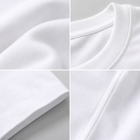 T-shirt en coton blanc uni à col rond, luxe discret personnalisé, certifié GOTS GRS, tissu recyclé, style Old Money, minimaliste, basique