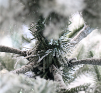 A-2001 Arbre de Noël artificiel floqué personnalisé de 90 cm à 400 cm pour la décoration