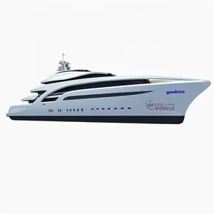 Benutzer definierte Italien Luxus Yacht Modell Maßstab 3D physische Schnellboot Geschenk Modellbau