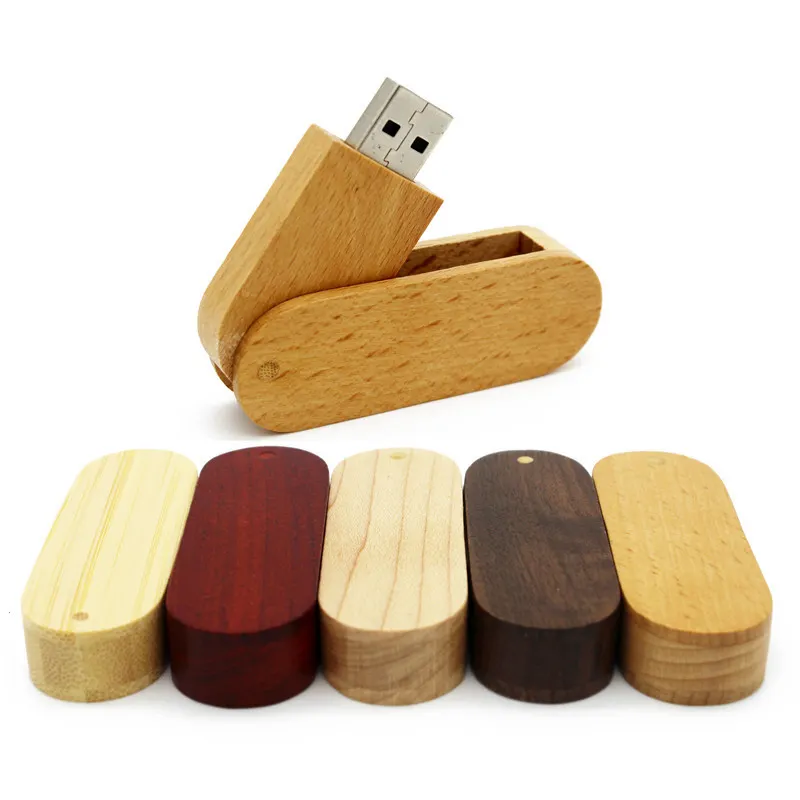 Jaster — clé Usb personnalisée en bois d'érable, 16GB, 2.0 rpm