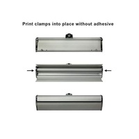 Support de bannière enroulable portable en alliage d'aluminium - Base large, résistant au vent, imperméable, facilement détachable, design luxueux, prix abordable