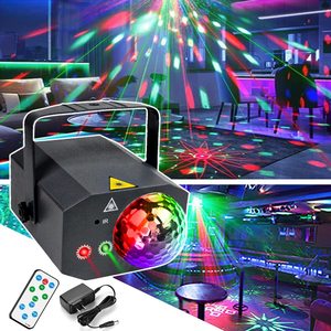 Âm thanh từ xa <span class=keywords><strong>Led</strong></span> Laser bóng ma thuật đèn Disco Đảng ánh sáng sân khấu tia laser chùm ánh sáng chiếu - Product Image 1