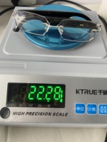Lunettes Intelligentes IA Sans Monture Photochromiques en Acier Inoxydable pour la Vision, Design Léger, Prise en Charge de la Musique et Multilingue