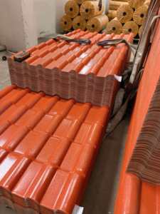 Tuile de toit plate légère en ASA et UPVC, revêtement traditionnel espagnol, pour usage résidentiel, <span class=keywords><strong>marque</strong></span> NOVI, fabriquée dans le Guangdong - Product Image 2