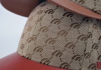 Casquettes de baseball personnalisées de marque, à visière, en jacquard et cuir, élégantes et de haute qualité, fabrication OEM en gros du Guangdong