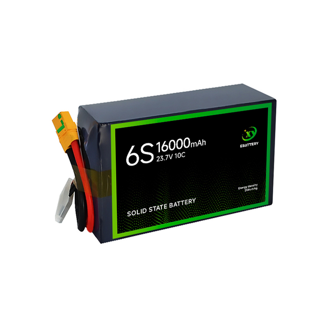Customized Small Size 4s 6s 12s 14s 24s Solid State 13000mah 16000mah 17500ah 10c Xt60 Lithium Ion Battery for Large Drone UAV