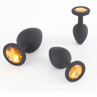 Masseur anal en silicone - Jouet pour adultes imperméable et respectueux de la peau pour femmes et hommes