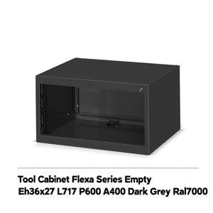 Fami Tool <b>Cabinet</b> Flexa Series Empty Eh36x27 L717 P600 A400 Dark <b>Grey</b> Ral7000 - Product Image 3