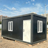 Unité de conteneur modulaire préfabriquée FLKT résistante à la chaleur, anti-poussière, pour habitation en milieu désertique, expédiée en conteneur maritime