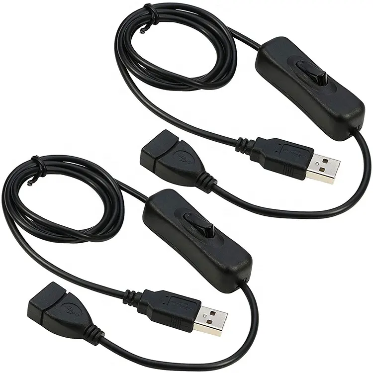 Switch Cable Usb Male To Female Usb Power Splitter Extens Cabl With Switch On/Off