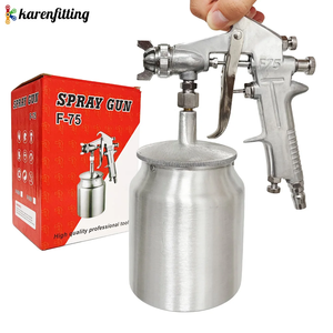 Pistola de Pulverización de Pintura de Alta Calidad y Alta Presión F-75 de 750 ml con Vaso de Aleación y Compresor de Aire - Product Image 3