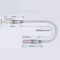 Câble d'extension en silicone souple 198 *0.08mm, cuivre étamé 15A, 1m, avec fiche banane de sécurité 4mm mâle-femelle, 100cm