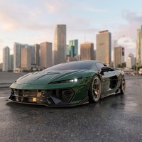 168 Jantes en alliage forgé concaves profondes personnalisées 5x112 5x130 pour Lamborghini Revuelto 20-22 pouces, utilisation compétition, jantes à profil bas
