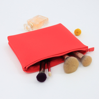 Sacs à cosmétiques éponge Pochette à cosmétiques en néoprène Trousse de maquillage avec fermeture à glissière
