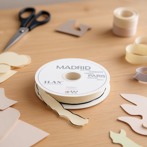 ILAN Cinta de Tela 2.5cm 37m Madrid Blanca para Manualidades - Product Image 2