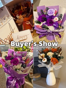 Bouquet de roses éternelles décoratives faites <span class=keywords><strong>à</strong></span> la main pour mariages, décoration intérieure, Fête des Mères, Saint-Valentin, <span class=keywords><strong>livraison</strong></span> directe usine - Product Image 4