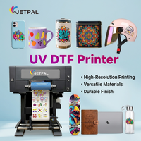 Impresora de Inyección de Tinta UV DTF Jetpal de 30 cm, Máquina para Impresión de Transferencia con Efecto 3D, Impresora UV DTF Nueva para Tarjetas