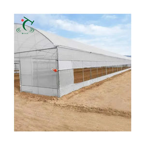 Serre commerciale en gros de cerceau de <span class=keywords><strong>tunnel</strong></span> de tomate de ferme d'escargot serre de film de reproduction d'escargot pour l'élevage d'escargots - Product Image 1