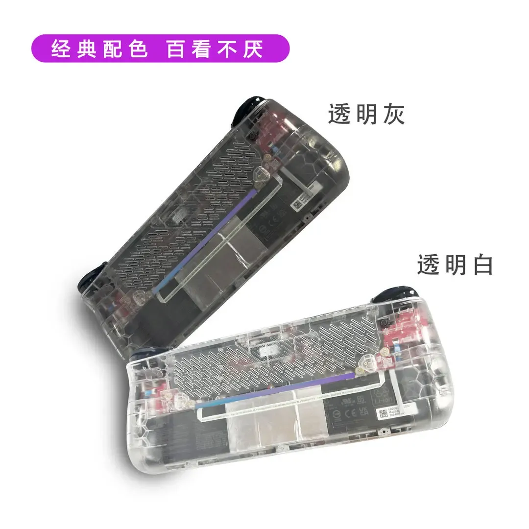 DIY Clear Edition Back Plate Panel For ROG Ally X 2024 Custom Heat