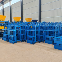 Machine manuelle de fabrication de briques non électrique, modèle nigérian, 5 pièces, 9 pouces