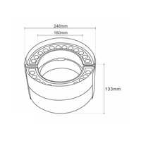 Lumière LED étanche pour arbres, décoration extérieure de jardin, blanc chaud, éclairage enroulable pour aménagement paysager, fêtes et événements
