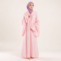 Ensemble de prière Mukena pour femmes, manches bouffantes, vêtements modestes, vêtements islamiques