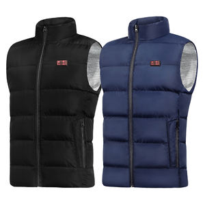 <span class=keywords><strong>2025</strong></span> vendita calda gilet di riscaldamento giacca per Unisex autunno inverno USB batteria riscaldata cappotti chiusura a cerniera abbigliamento Casual da uomo alla moda - Product Image 3
