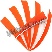 Teint véritable aile naturelle tir à l'arc flèche empennage aubes plume de dinde pour bricolage tir à l'arc chasse cible tir flèche accessoire