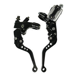 Ensemble de commande de levier de frein et d'embrayage CNC 7/8'' 22mm pour moto, avec pompe de frein hydraulique réglable pour mise à niveau - Product Image 5
