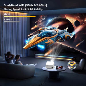 Proyector Topleo Nativo 1080p Retro Led Publicitario hd con Faro Android 14 Portátil Wifi Mini Proyector Inteligente Android 4k - Product Image 4