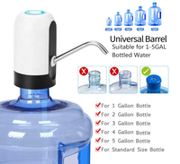 Mini distributeur d'eau automatique électrique pour bouteille d'eau de 5 gallons, pompe à eau rechargeable par USB, pompe à eau potable portable