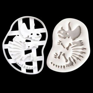 Moule en plastique gaufré pour gâteaux et biscuits, motif squelette de dinosaure de la série Jurassic, OEM/ODM - Product Image 2