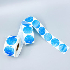 Rouleau d'autocollant rond en vinyle adhésif imperméable pour logo d'entreprise <span class=keywords><strong>étiquette</strong></span>s d'<span class=keywords><strong>emballage</strong></span> <span class=keywords><strong>alimentaire</strong></span> de forme personnalisée avec étanchéité de marque - Product Image 4