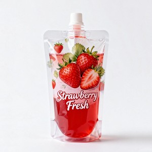 Sacchetto con beccuccio per succo <span class=keywords><strong>di</strong></span> mela, sacchetto per bevande per bambini, confezione flessibile, a prova <span class=keywords><strong>di</strong></span> perdite, resistente agli strappi, resistente all'umidità, resistente alle forature, design personalizzabile - Product Image 4