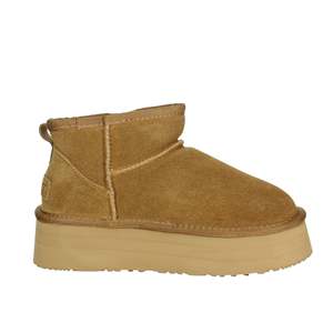 Botines de Mujer con Tacón Bajo K-10280 Color Camel Altura del Tacón 41 - Product Image 4