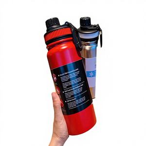 Double Wall 750 ml 24 oz Insulated Stainless Steel Eco-Friendly Water Bottle with for for Travel & Camping ZF Global Export - Product Image 4