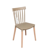 <strong>Best</strong> <strong>Selling</strong> and Cheap Dining Room Furniture Plastic Chair PP Windsor With Wood Legs