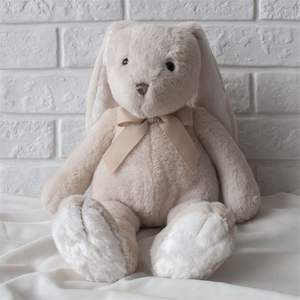 女孩复活节礼物超柔软短毛绒独角兽毛绒玩具 PP 棉填充 30-40 厘米长耳男女通用适合 2 岁以上 - Product Image 2